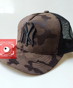 Nón lưỡi trai lưới thời trang logo NY Camo
