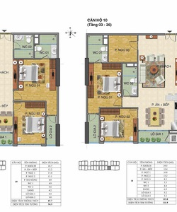 Cần bán gấp Căn hộ 09 và 10 Tòa CT2B tại Tràng An Complex giá 3.65tỷ