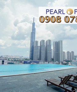 Pearl Plaza Cho thuê gấp căn hộ 2pn 93m2 Chỉ 19 triệu, đủ nội thất