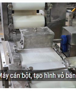 Máy cán bột tạo hình vỏ bánh há cảo