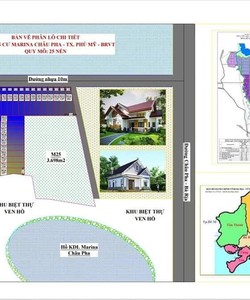 Đất nền khu dân cư kế hồ du lịch Marina Gần khu công nghệ cao Sonadezi Châu Đức