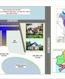 Đất nền khu dân cư kế hồ du lịch Marina Gần khu công nghệ cao Sonadezi Châu Đức