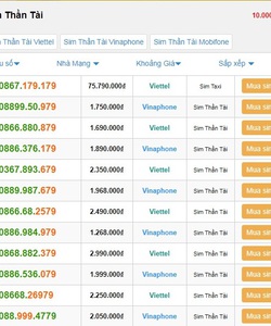 Thần tài 7979 là Sim số chất mang lại tốt lành, có lộc và thành công gấp bội cho khách hàng