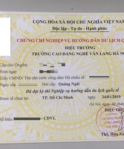 Tổ chức thi cấp chứng chỉ nghiệp vụ du lịch