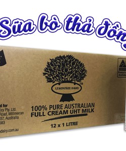 Sữa bò thả đồng Úc thùng 12x1L