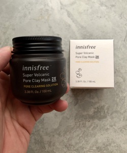 Mặt nạ tro núi lửa Innisfree Super Volcanic Pore Clay Mask 2X xách tay Hàn Quốc