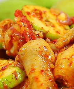 Chân gà xóc xoài xanh