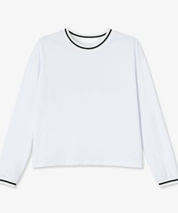 Áo Thun Nữ Trơn Cổ Tròn Tay Dài Tại Quận 4