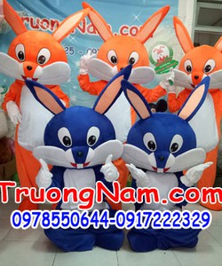 Mascot thỏ , gấu, hoạt hình disney phục vụ trung thu 2020