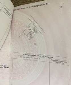 Chính chủ bán đất kèm nhà cấp 4 tại Bắc Từ Liêm Hà Nội.. gần quận ủy Bắc từ liêm, đình làng Kiều Mai