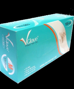 Cần bán Găng tay y tế VGLOVE dạng có bột tại Đà Lạt