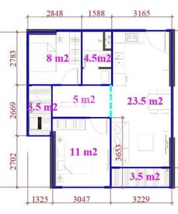 Chuyển nhượng căn 05 tòa S2.02 VHSC 54.7m2 Cửa ĐN ban công TB