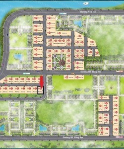 Đất nền biệt thự trung tâm thị xã phú mỹ view hồ sinh thái gía tốt