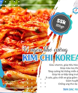 Kim chi Korea vị ngon khó cưỡng