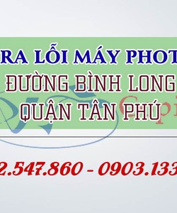 Kiểm tra máy photocopy đường Bình Long quận Tân Phú