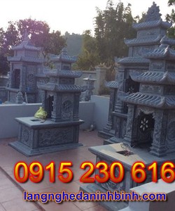 Mộ ba mái Mẫu mộ ba mái đẹp giá rẻ nghề đá Ninh Bình