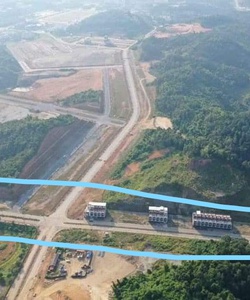 Dự án nằm tại mặt đường 19/5 mặt đường B9 rộng 25m