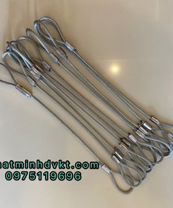 Cáp thép bấm hai đầu mắt mềm Soft eye steel wire rope sling