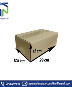 Hộp carton shipcod kích thước 29x17.5x12 cm