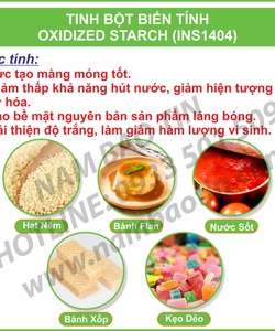 Tinh bột biến tính Oxy hóa Oxidized Starch INS1404