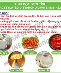 Tinh bột biến tính Acetylated Distarch Adipate INS1422