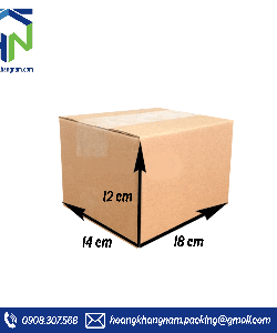 Hộp carton shipcod kích thước 18x14x12 cm