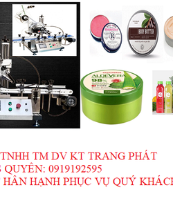 Máy dán nhãn chai thủ công tự động bán tự động