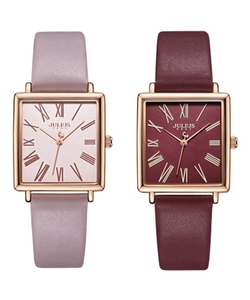 Đồng hồ nữ Julius JA 1269 dây da mặt vuông