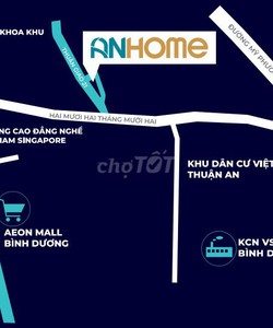 CH Bình Dương Lk Vsip1,đầu tư chỉ 150Tr, trả 1%/tháng