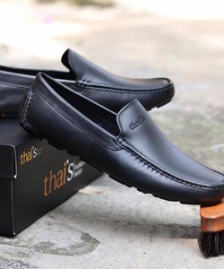 Giày mọi nam da bò thật Giày mọi Thái Lan Giày da công sở, giày nam đẹp TH001