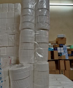 Giấy vệ sinh công nghiệp 800gr, giấy vệ sinh cuộn to, giấy vệ sinh cuộn lớn