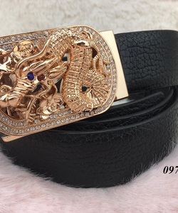 Thắt lưng nam rồng vàng mặt đá