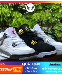 Giày Sneaker Jordan 4 Các Màu Nam Nữ Cao Cấp