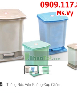 Thùng Rác Đạp Chân Nhỏ