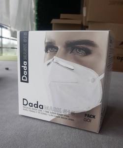 Khẩu trang y tế DaDa Mask VN95 515v Hộp 5 cái màu xám có van