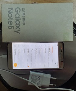 Bán điện thoại Samsung Note 5 32G đủ hộp, phụ kện