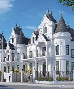 Kiến trúc Cổ Điển Pháp đậm nét trong Biệt Thự tại Quận Bắc Từ Liêm