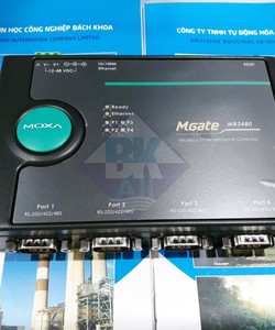 MGate MB3480: Bộ chuyển đổi Modbus Gateways 4 cổng