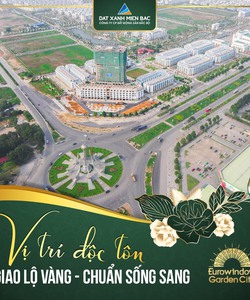 Cần bán căn nhà phố thương mại tại dự án Eurowindow Garden City Thanh Hóa.