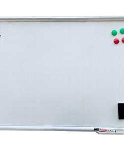 Bảng viết bút lông từ trắng Hàn Quốc giá rẻ, 60x80cm, tặng kèm phụ kiện