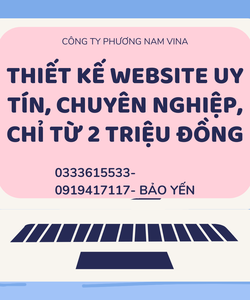 Thiết kế website mọi lĩnh vực giá từ 2 triệu
