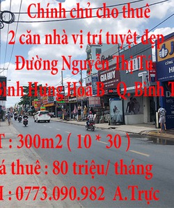 Chính chủ cần cho thuê 2 căn nhà
