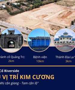 20 lô đất nền ven sông giá đầu tư, tại dự án thành cổ riverside