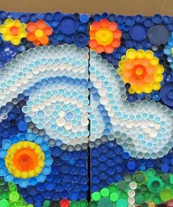 Làm đồ handmade từ chai nhựa tái chế