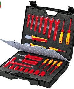 Bộ dụng cụ cách điện VDE 1000V Standard Tool Case Knipex 26 chi tiết