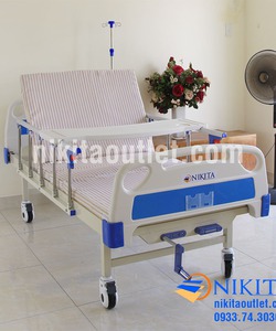 Giường bệnh y tế 2 chức năng nâng đầu và chân DCN02 bảo hành chính hãng NIKITA 12 tháng lắp ráp tận nhà