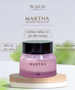 Kem dưỡng trắng da mặt Martha Dưỡng trắng, Cấp ẩm, Mờ nám, Giảm mụn Tâm Sinh An Cosmetic