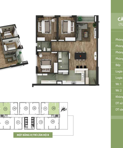 Bán căn hộ 3N 122m2 căn số 03 tòa N03 T2 Taseco Ngoại Giao Đoàn, sổ đỏ giá 4.95 tỷ