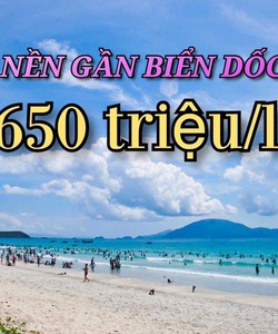 Bán đất gân biển Dốc Lết Ninh Hòa Khánh