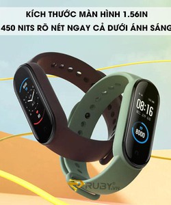 Vòng đeo tay xiaomi mi band 5 chính hãng, sạc từ tính, thêm chế độ phụ nữ và nhiều tính năng khác